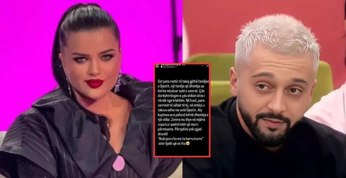 “Nubi jem s’ka me ta harru kurrë”, Gresa rrëfen momentin e rëndë kur takoi Gjestin