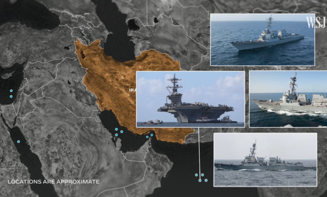 Pamjet që po ndezin rrjetin: Irani i rrethuar totalisht!!!