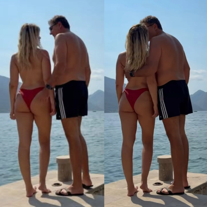 Kengetarja e njohur shqiptare publikon videon gjysme e zhveshur me partnerin shume te njohur ne boten e politikes dhe krimit (PAMJE +18)